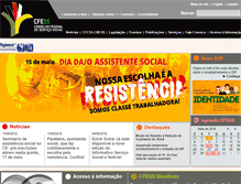 Tablet Screenshot of cfess.org.br
